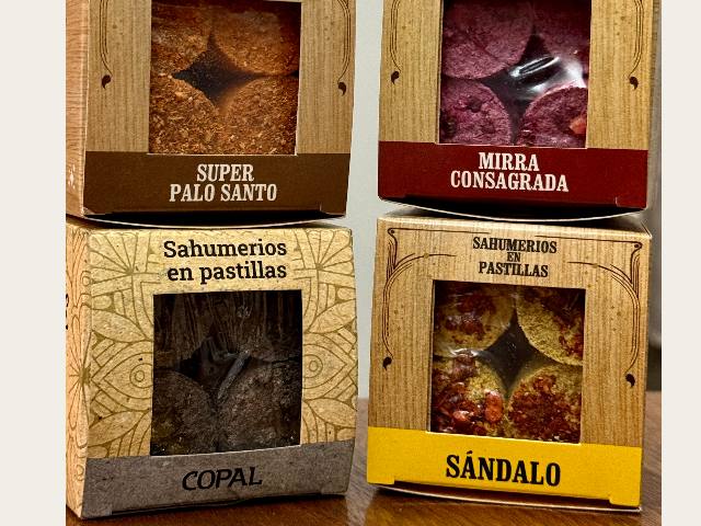 Sahumerios en pastillas