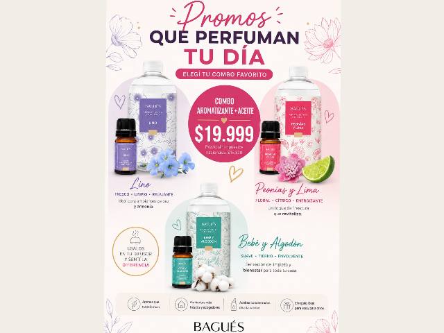Aromatizante + aceite ambiental